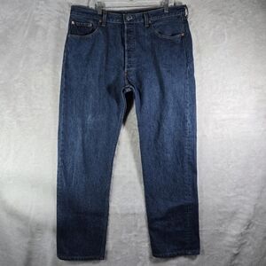 Levis 501xx Fuzzy Jeans Mens Size 40x34 Act 38x32 Button Fly Blue Denim 90s USA